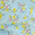Blue Yellow Pink Ditsy Floral