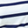 Navy White Stripe