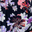 Black White Purple Large Floral