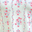 White Pink Boho Floral Stripe