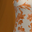 Beige Brown Floral / Solid Pumpkin Spice Brown