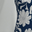 Navy White Floral / Solid White