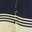 Navy Cream Stripe