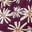 Burgundy/Beige Daisy