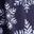 Navy/Blue Jumbo Snowflakes