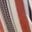 Cream Rust Black Boho Stripe