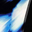 Black White Blue Brush Stroke