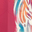Colorful Abstract / Solid Pink Lemonade