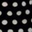 Black White Large Polka Dot