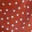 Rust Cream Polka Dot