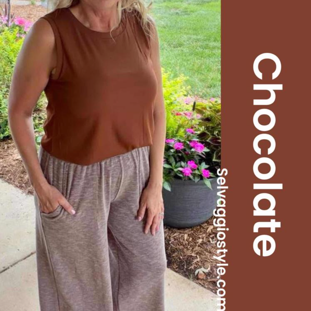 Cocoa Sleeveless Top