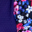 Navy Body / Black Floral Sleeve