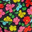 Black/Bright Floral