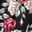Black Red Pink Jumbo Roses