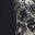 Solid Black / Black & Cream Brush Texture