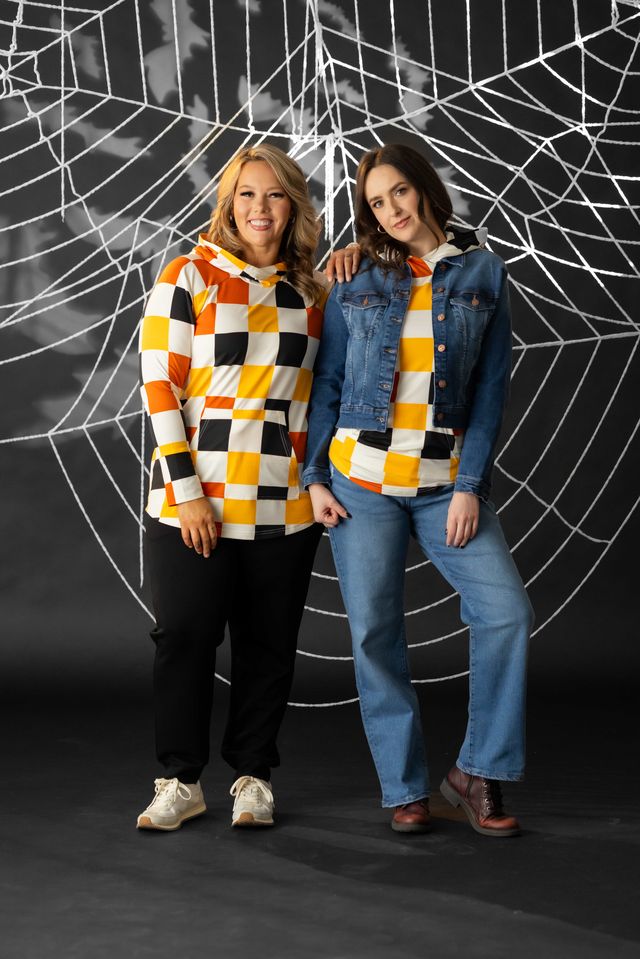 LuLaRoe Halloween 2025 Amber Hoodie - Lightweight Cozy Layer (Sizes M-XL)