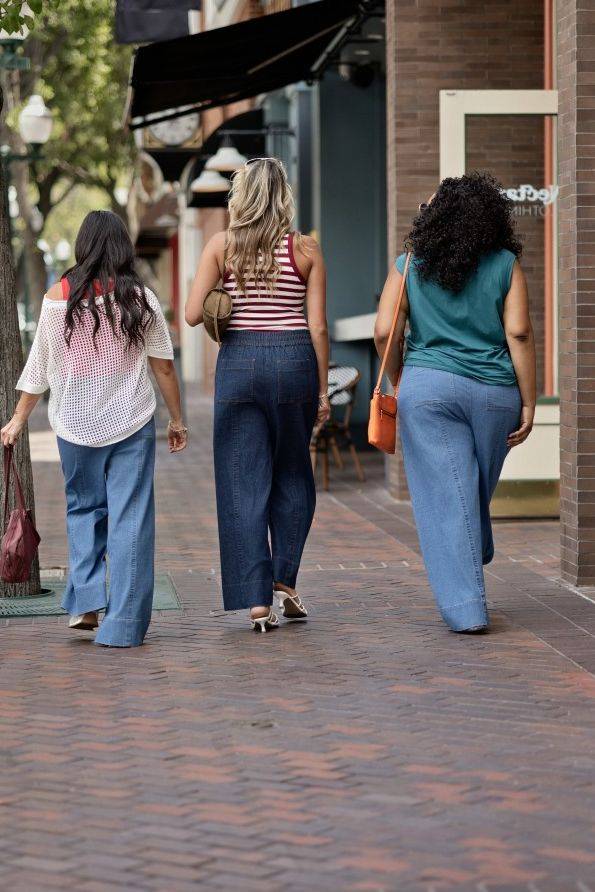 LuLaRoe Pull-On Patch Pocket Pant - Knit Twill Denim (Sizes XS-2XL)
