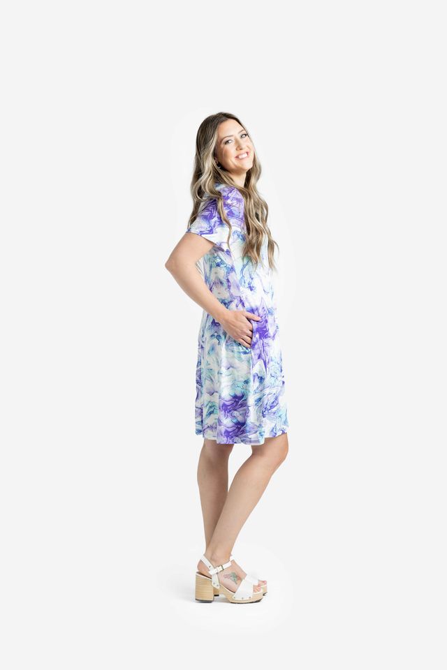 LuLaRoe Celia Dress - Raglan A-Line Short Sleeve Dress (Sizes XXS-3XL)