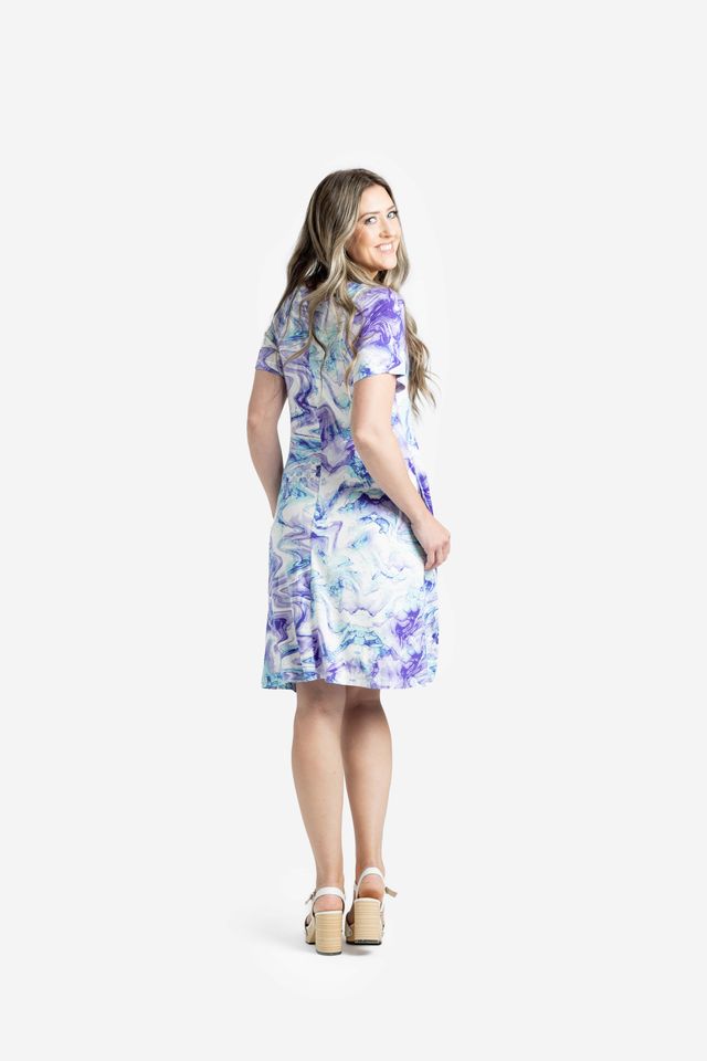 LuLaRoe Celia Dress - Raglan A-Line Short Sleeve Dress (Sizes XXS-3XL)
