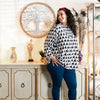 LuLaRoe Clara Smock Blouse - Ruffle Collar Puff Sleeve (Sizes M-3XL)
