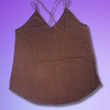 Daniella Cross Back Camisole - V-Neck Relaxed Fit (XXS-3XL)