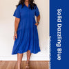 LuLaRoe Helene Tiered Midi Dress - Vintage Collared Style (Sizes M-3XL)