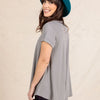 LuLaRoe Erika Swing Top - A-Line Back Yoke Short Sleeve (Sizes XXS-3XL)