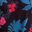Black Fuchsia Red Floral