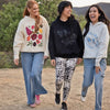 LuLaRoe Graphic Hoodie - Cotton Blend Fleece Relaxed Fit (Sizes XXS-2XL)