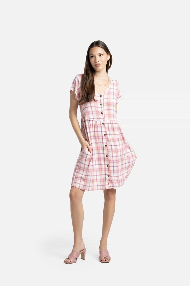 LuLaRoe Heidi Babydoll Dress - V-Neck Flutter Sleeve (Size XL)