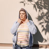 LuLaRoe Essential Zip-Up Hoodie - Relaxed Drop Shoulder (Sizes XXS-M)