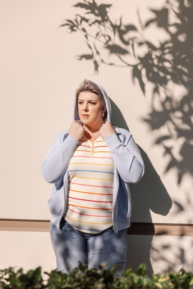 LuLaRoe Essential Zip-Up Hoodie - Relaxed Drop Shoulder (Sizes XXS-M)