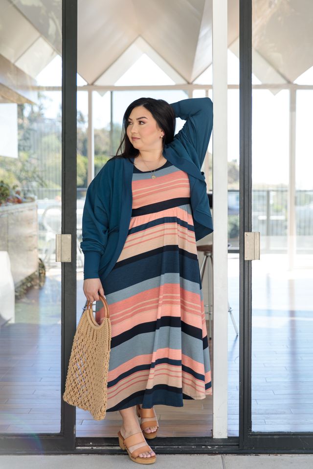 LuLaRoe Kennedy Cardigan - Batwing Sleeve Mixed Media (Sizes S-XL)
