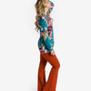 LuLaRoe Kylie Pull-On Flare Pant - Elastic Waist Fitted Silhouette (Sizes XS-XL)