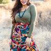 LuLaRoe Lynnae Top - High-Low Scoop Neck Long Sleeve (Sizes M-3XL)