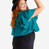 LuLaRoe Maddy Smock Top - Flutter Sleeve Cotton Gauze (Sizes XS-3XL)