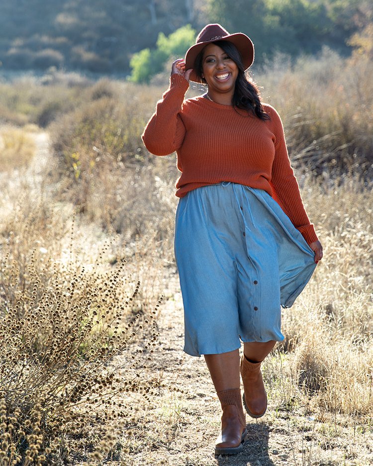 LulaRoe Marsha Skirt - Button-Up Midi Skirt (XS-2XL)
