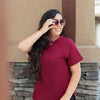 LuLaRoe Melanie Raglan Top - Raw Edge High-Low Hem (Sizes XXS-3XL)