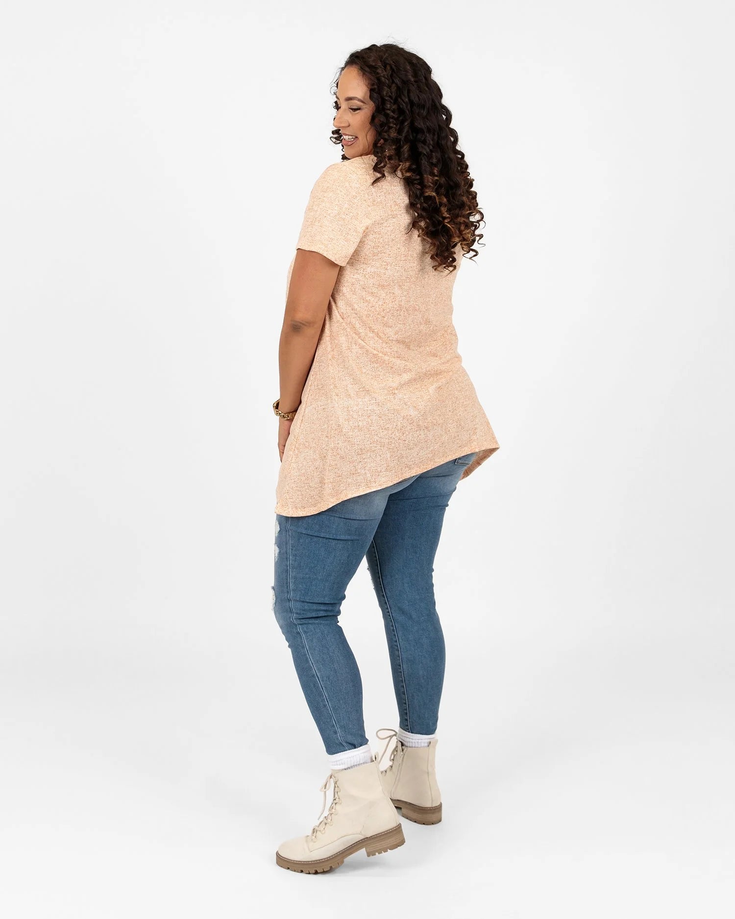 LuLaRoe Melissa Tunic Top - Fitted Bust Sharkbite Hem (Sizes XXS-XL)