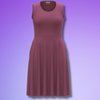 Nicki A-Line Dress - Scoop Neck Sleeveless (XXS-3XL)