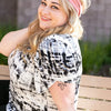 LuLaRoe Olive Top - Tulip Sleeve Shirred Detail (Sizes L-3XL)