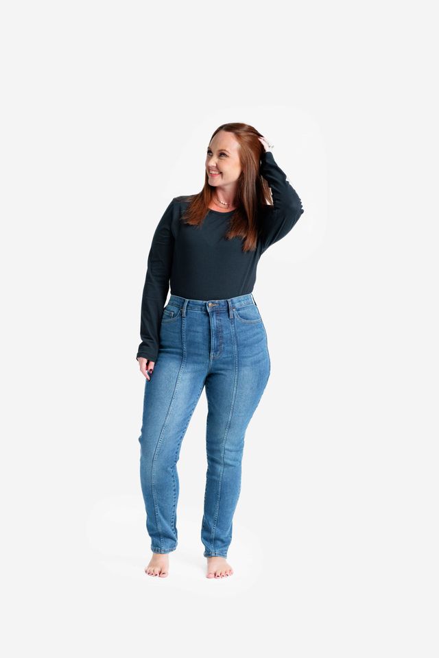 LuLaRoe Straight Leg Seamed Denim - Vintage High-Rise (Sizes 28-36)