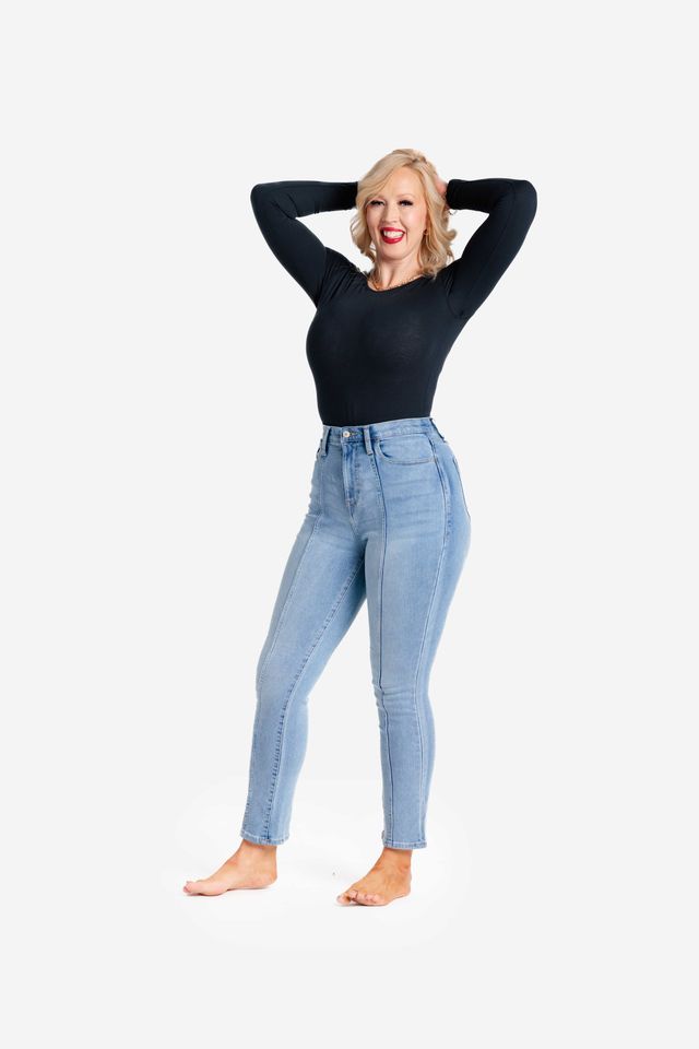 LuLaRoe Straight Leg Seamed Denim - Vintage High-Rise (Sizes 28-36)