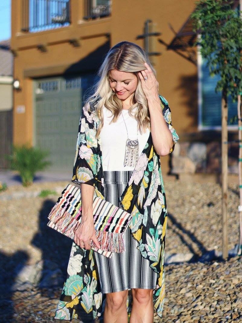 LuLaRoe Shirley Kimono - Long Flowy Angel Sleeve (Sizes S-L)