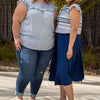 LuLaRoe Stasha Top - Flutter Sleeve Ruffle Yoke Top (Sizes S-3XL)