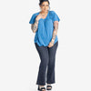 LuLaRoe Susie Bell Sleeve Blouse - Wideband V-Neck Summer Style (Sizes XS-2XL)