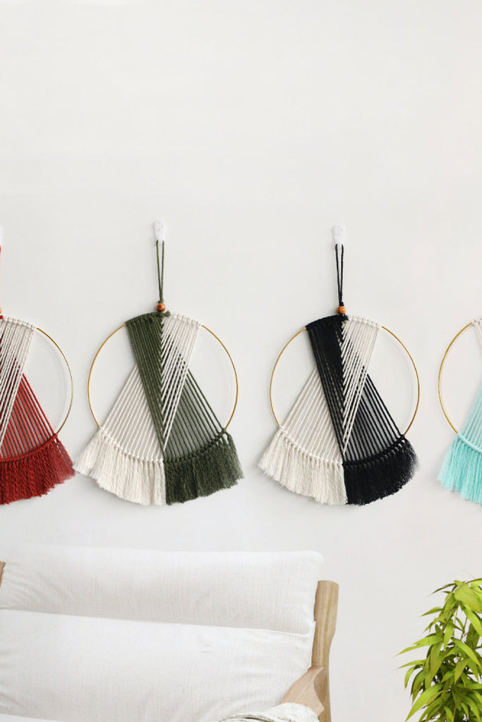 Macrame Fringe Wall Hanging Decor – Love & Light Specialty Boutique